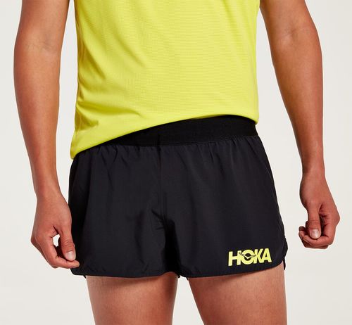 Hoka One One Herre Performance Woven 2" Short Bottoms Svart Norge-28DWC